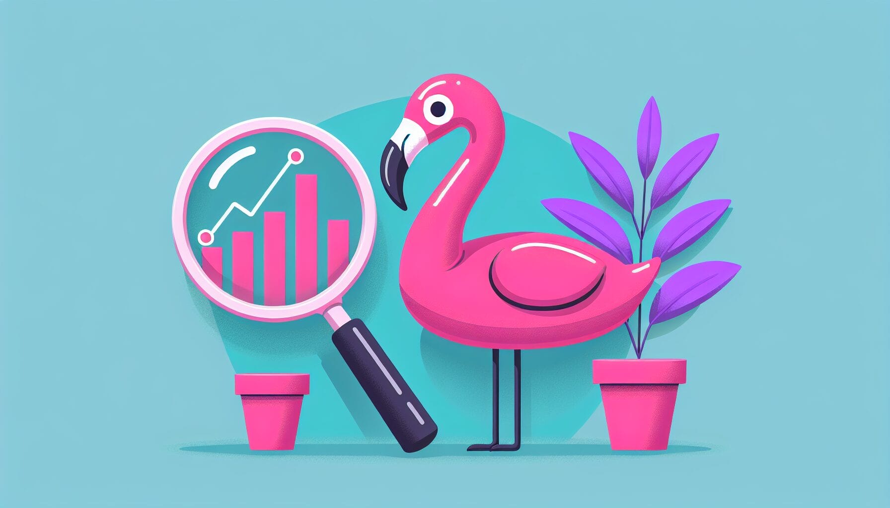 Money Positivity Maskottchen MoPy bei der Aktienanalyse